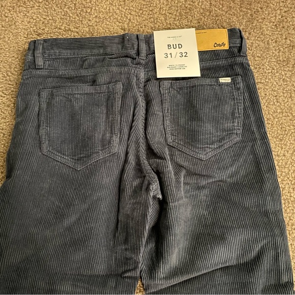 Corduroy Pants Loose Fit Mid Waist Wide Leg Cords & Co Bud Designer NWT 31/32 - Picture 5 of 16